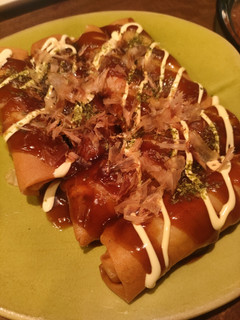 お好み焼き風ヘルシー春巻き-レシピのメイン写真