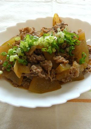 牛肉と冬瓜の炒め煮-レシピのメイン写真