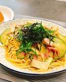 ズッキーニときのこの和風パスタ