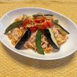 トマトとココナッツミルクの冷製パスタ