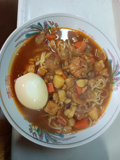 【残りカレーアレンジ】カレーラーメン-レシピのメイン写真