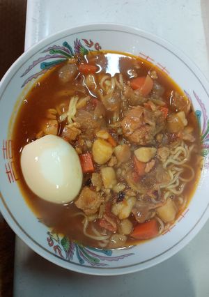 【残りカレーアレンジ】カレーラーメン-レシピのメイン写真