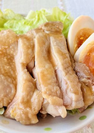 冷凍~レンチンまで袋一枚★鶏チャーシュー-レシピのメイン写真