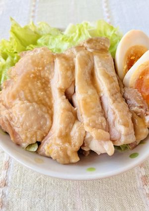冷凍～レンチンまで袋一枚★鶏チャーシュー-レシピのメイン写真
