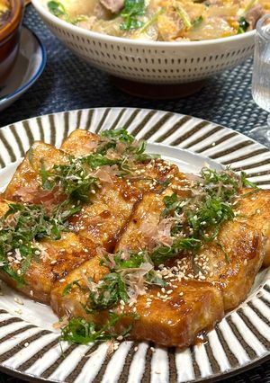 豆腐の梅照り焼きステーキ♪-レシピのメイン写真