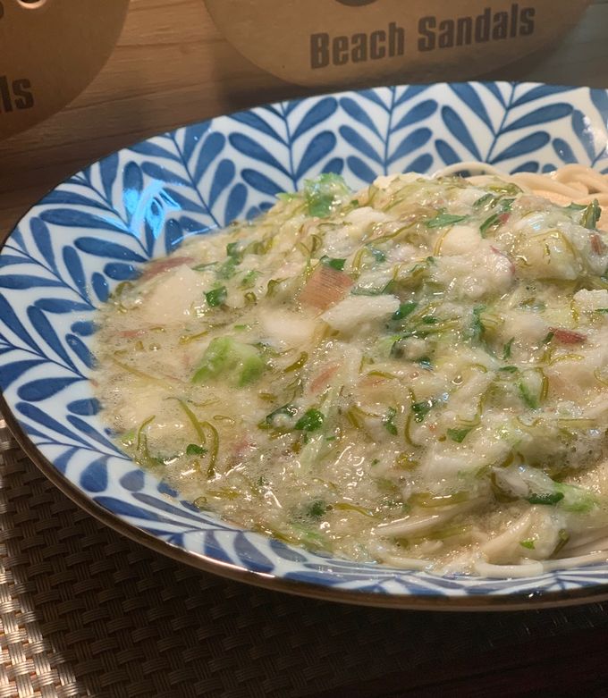 夏場にいい!だしネバネバぶっかけ冷麦✨-レシピのメイン写真