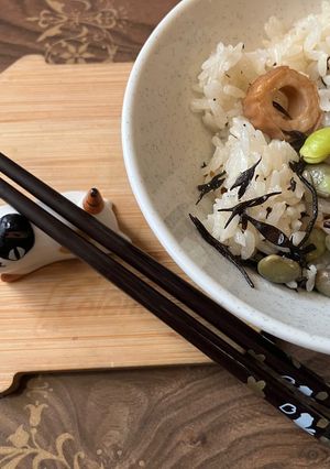 五目ひじきの炊き込みご飯-レシピのメイン写真