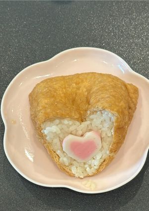 酢飯不要　簡単ハートいなり寿司-レシピのメイン写真