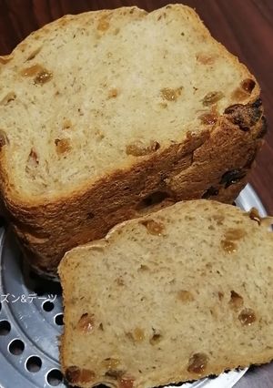 HBで、レーズン食パン-レシピのメイン写真