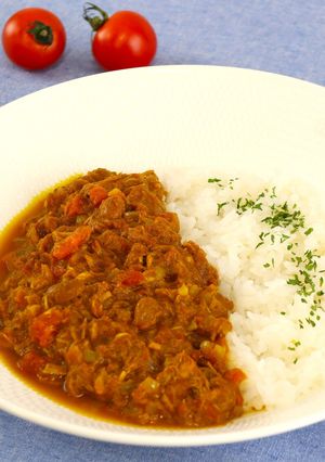 トマトスープアレンジ！トマトツナカレー-レシピのメイン写真