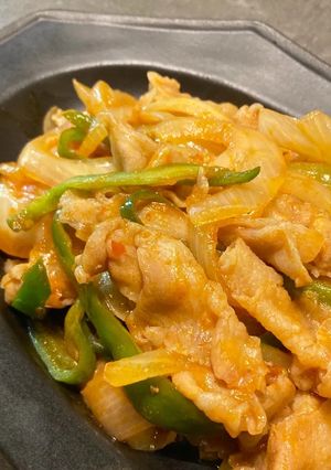ピリ辛ナポリタン炒め物-レシピのメイン写真