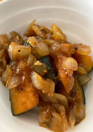 カボチャの甘酢 洋風仕立て-レシピのメイン写真