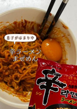 辛ラーメン混ぜ麺　アレンジレシピ-レシピのメイン写真