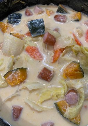 濃厚！ 豆乳と味噌のスープ-レシピのメイン写真