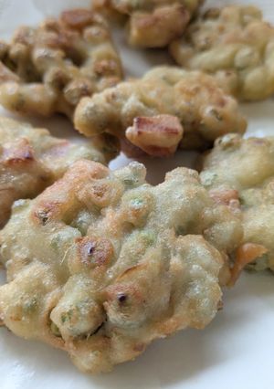 グリーンピースと魚ニソのかき揚げ☆-レシピのメイン写真