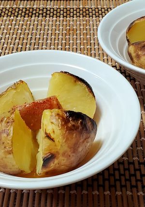 まるごと焼きじゃがの明太子添え-レシピのメイン写真