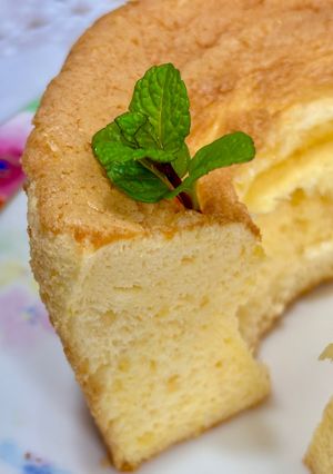 国産レモンでシフォンケーキ♪-レシピのメイン写真