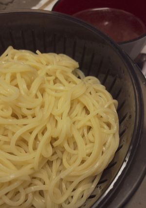 レンジで棒ラーメン（つけ麺）-レシピのメイン写真
