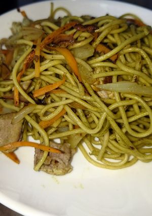 抹茶塩焼きそば-レシピのメイン写真
