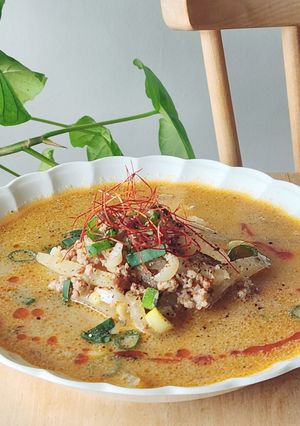 簡単節約☆坦々大根のスープジャー弁当昼食-レシピのメイン写真