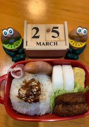 高二長女　お弁当(おむすび61)-レシピのメイン写真