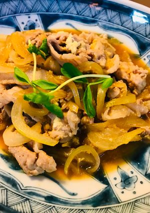 豚こまぎれ肉●あまからすりおろし生姜焼き-レシピのメイン写真