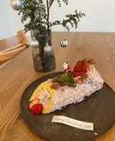 ホットケーキミックスでブッシュドノエル