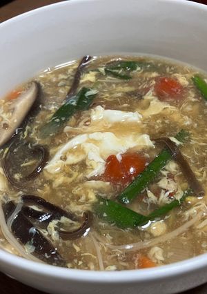黒酢の酸辣湯-レシピのメイン写真