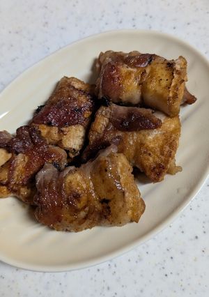 簡単節約！ボリューミーな肉巻き厚揚げ-レシピのメイン写真