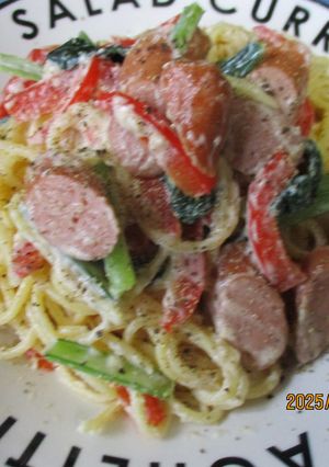 こってり!和と洋のミルクパスタ😋♪-レシピのメイン写真