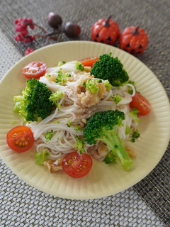 ブロッコリークルミダレそうめん-レシピのメイン写真