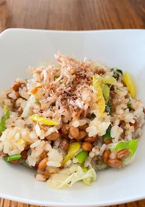 お残しの納豆ごはん救済炒飯-レシピのメイン写真