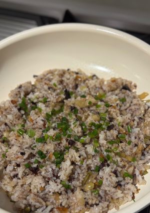 深い味わいのオリーブと高菜のチャーハン-レシピのメイン写真