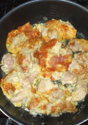 鶏モモ肉ソテー♪簡単ピカタ卵チーズ-レシピのメイン写真