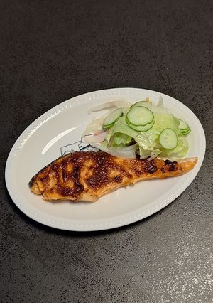 レンチン鮭の味噌マヨ焼き-レシピのメイン写真