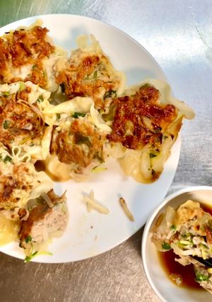 包まないのにちゃんと旨い♪焼きシュウマイ-レシピのメイン写真