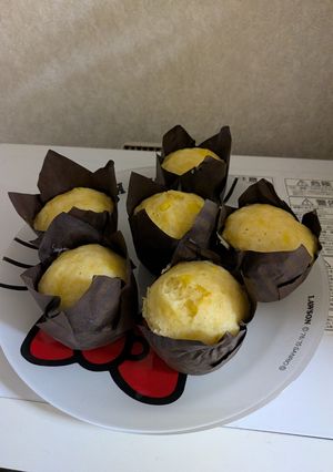 ホットケーキミックスでコーン蒸しパン-レシピのメイン写真