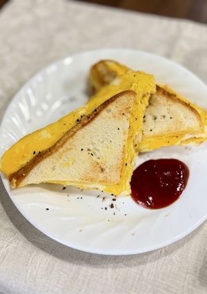 ハムチーズサンド ワンパン&簡単-レシピのメイン写真