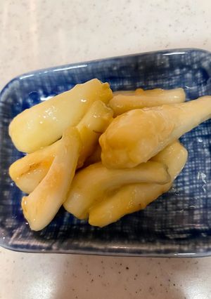 ウチのらっきょう酢味噌和え-レシピのメイン写真