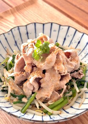 【楽めし】もやしとニラの冷しゃぶサラダ-レシピのメイン写真