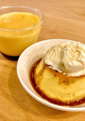 レンジとお鍋でとろとろ簡単時短にプリン-レシピのメイン写真