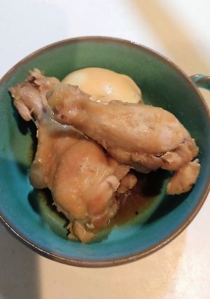 手羽元と玉子の甘辛煮-レシピのメイン写真