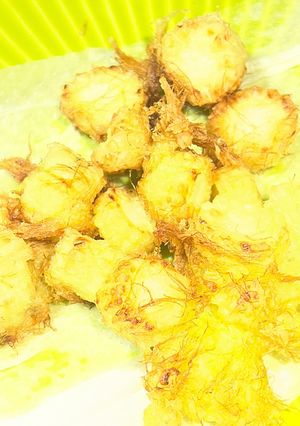 ヒゲまで美味しい！とうもろこしの親子天ぷら-レシピのメイン写真