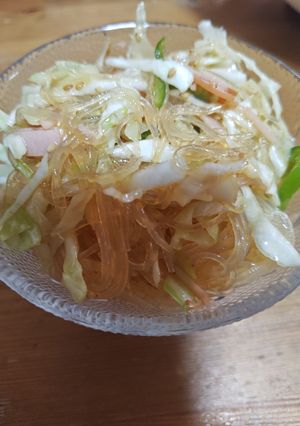 たっぷりキャベツの中華風春雨サラダ-レシピのメイン写真