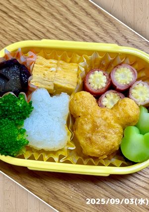 幼稚園児のお弁当（2025.09.03）-レシピのメイン写真