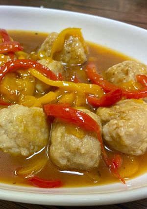 鶏団子の中華あん♪-レシピのメイン写真