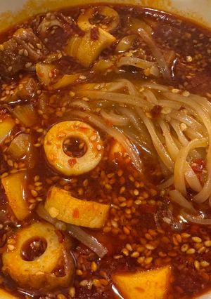 ごちそう花椒まみれ激辛海鮮麻辣湯麺-レシピのメイン写真
