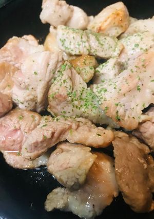 豚うで肉ブロックのサイコロステーキ-レシピのメイン写真