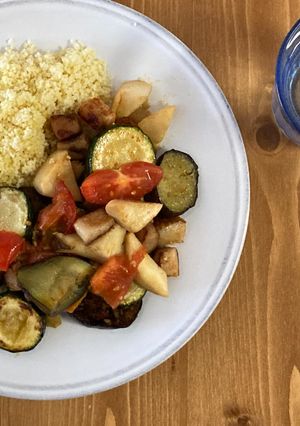 クスクスと焼き野菜のボリュームサラダ-レシピのメイン写真
