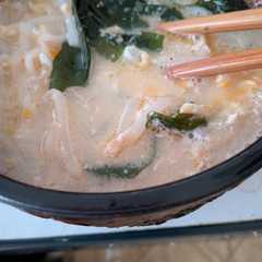 รูปของ 二郎系ラーメン天理スタミナラーメン風もやしスープ